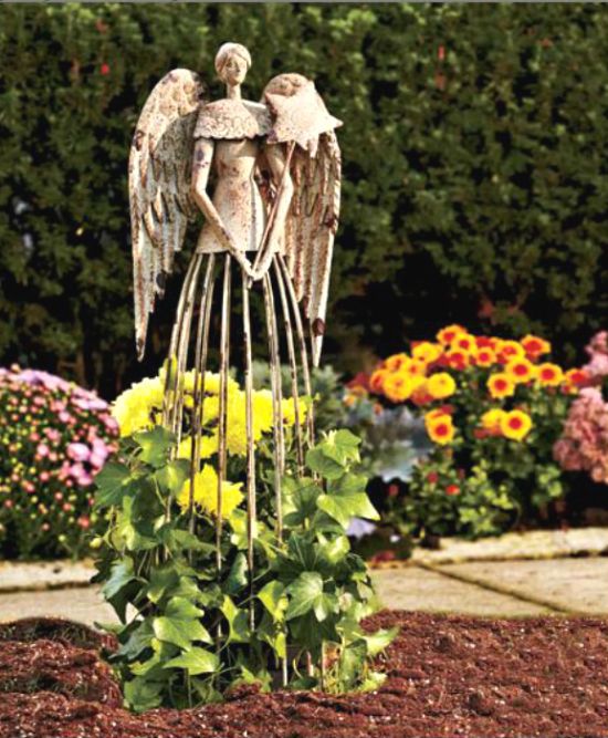 A Rustic Garden Angel