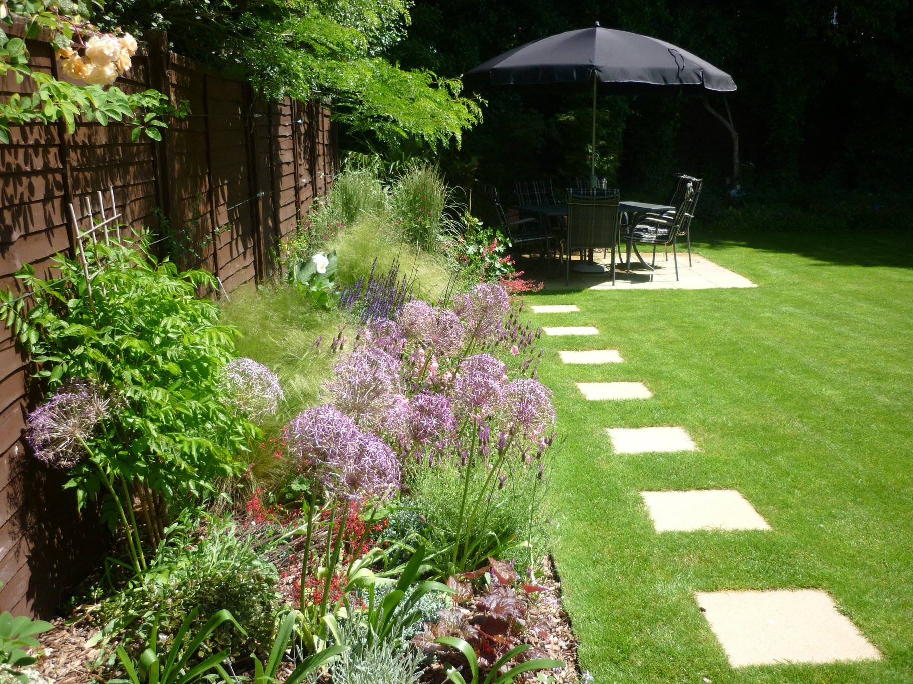 Medium Size Backyard Landscaping Ideas Patio