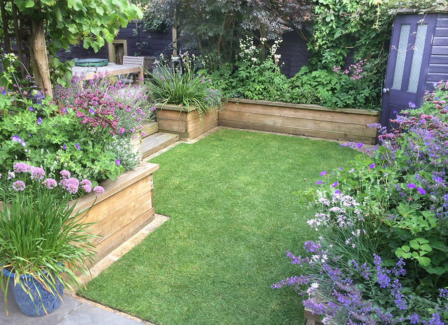 Sussex Garden Design Medium Sized Contemporary Garden