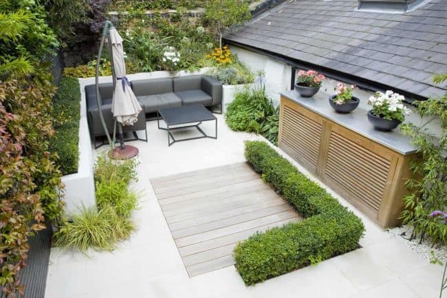 An Lshaped Garden Hgtv