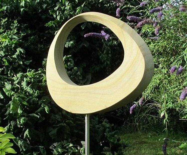 Large Modern Metal Garden Sculpture Abstract Copper Yard Art Decor Jon