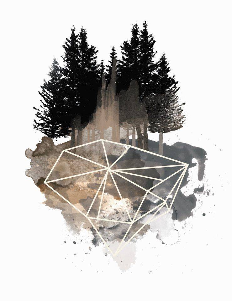 Paper Garden Origami Sculpture Geometric Art Pastel Home