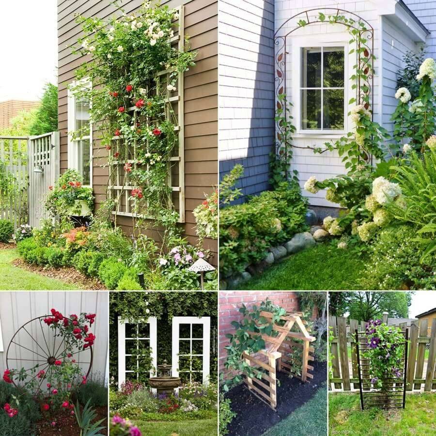 Creative Trellis Ideas Small Backyard