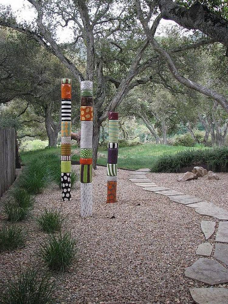 Wonderful Colorful Peace Poles Design Ideas