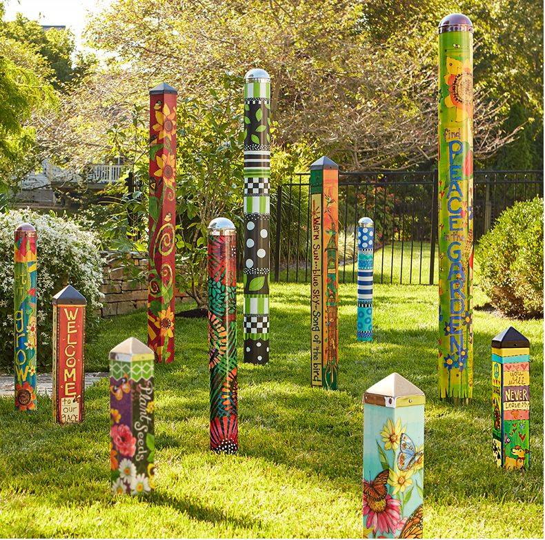 Beautiful Garden Poles Ideas