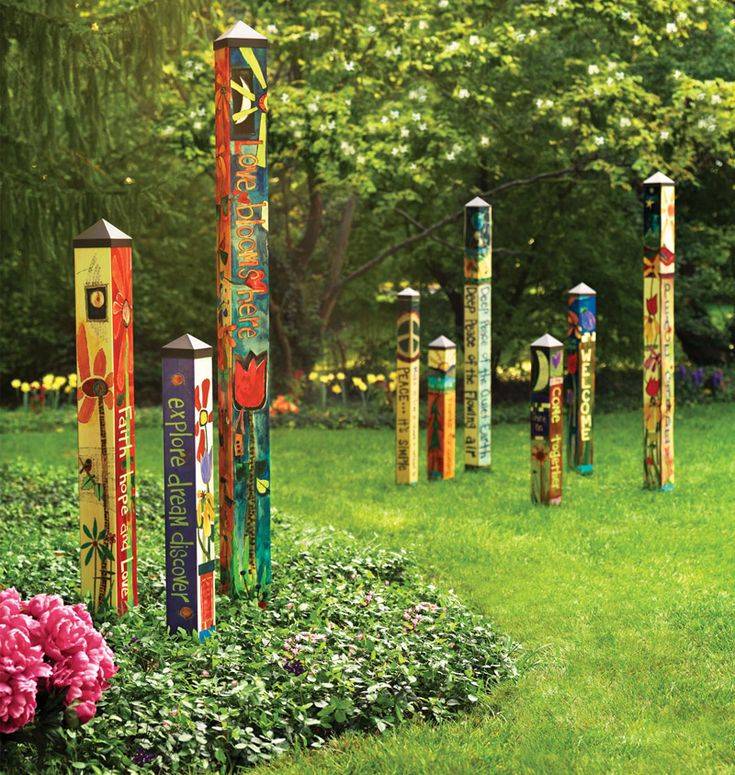 Peace Poles Garden Poles