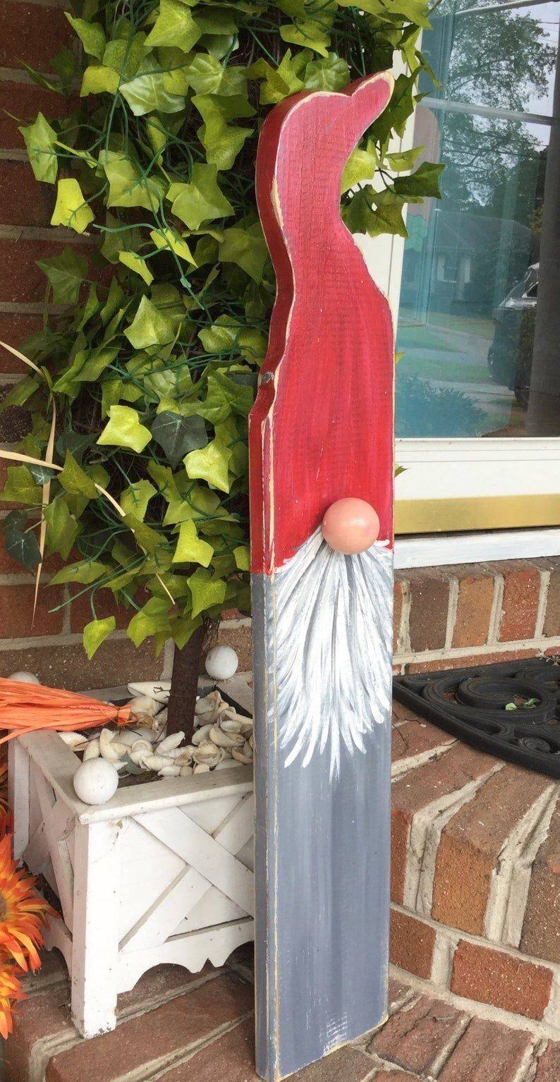 Decor Wooden Rabbitsbunny Statues