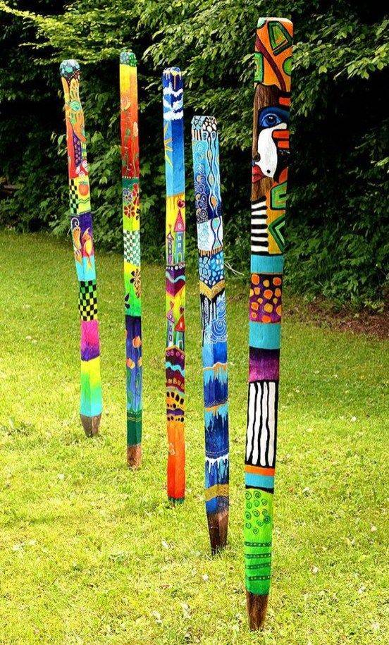 Driftwood Yard Art Upcycle Art