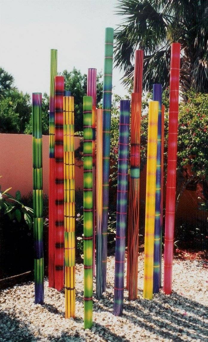 Made To Order Hand Painted Garden Memorial Poles Etsy Garden