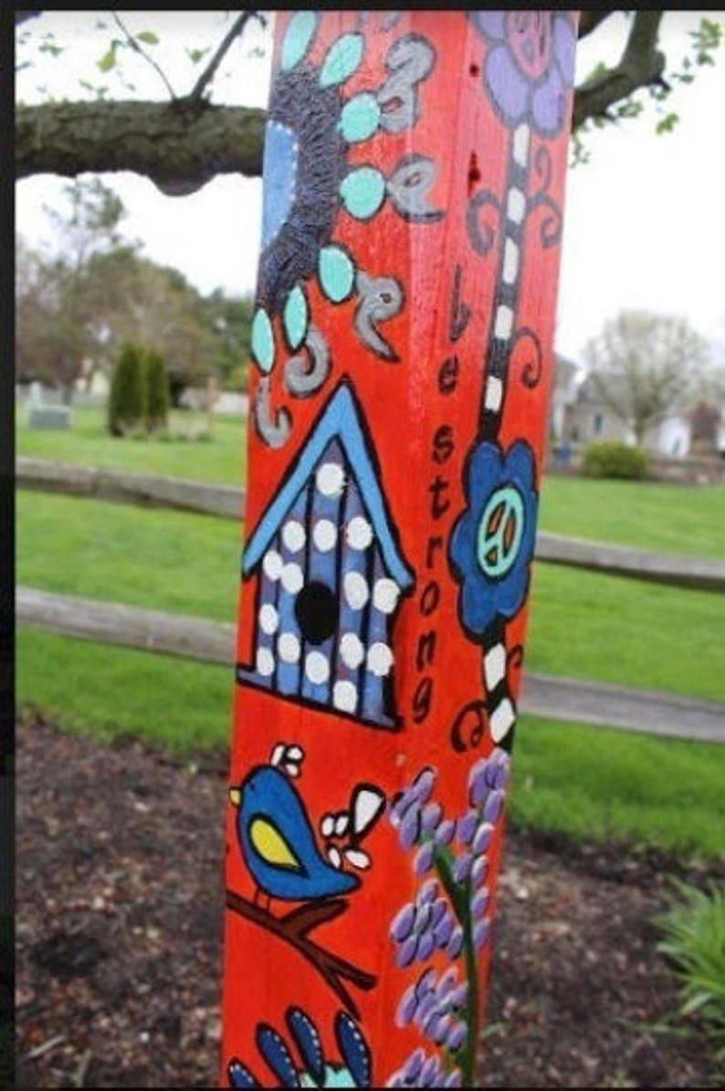 Bamboo Poles Painting