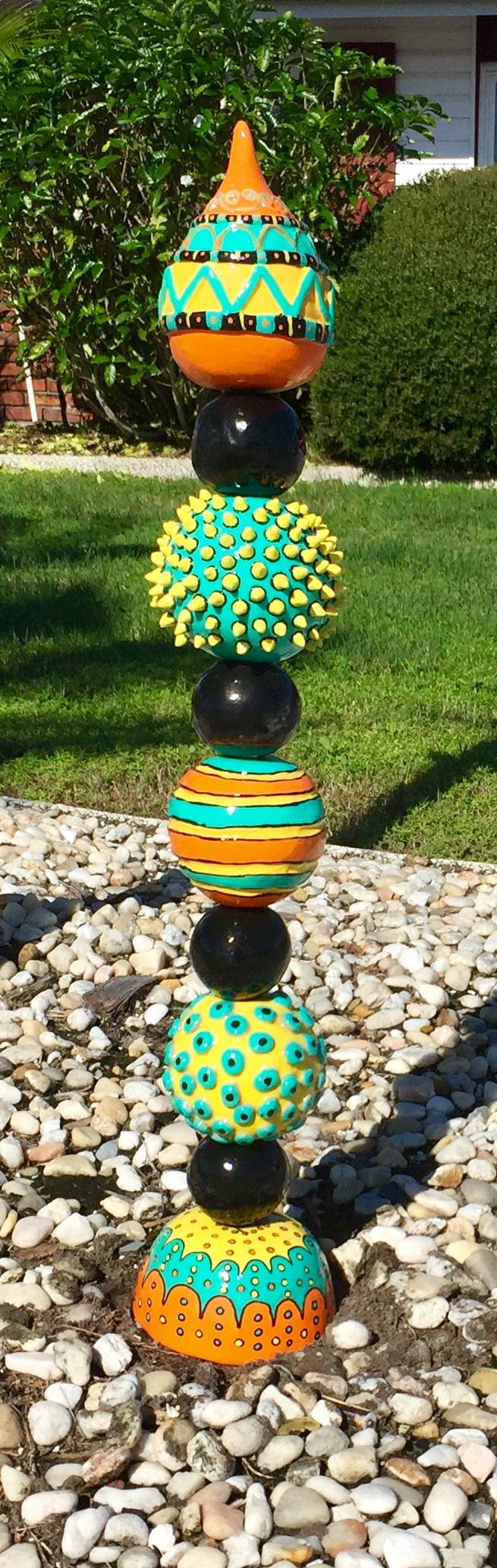 Paula Barry Ceramics Garden Totems
