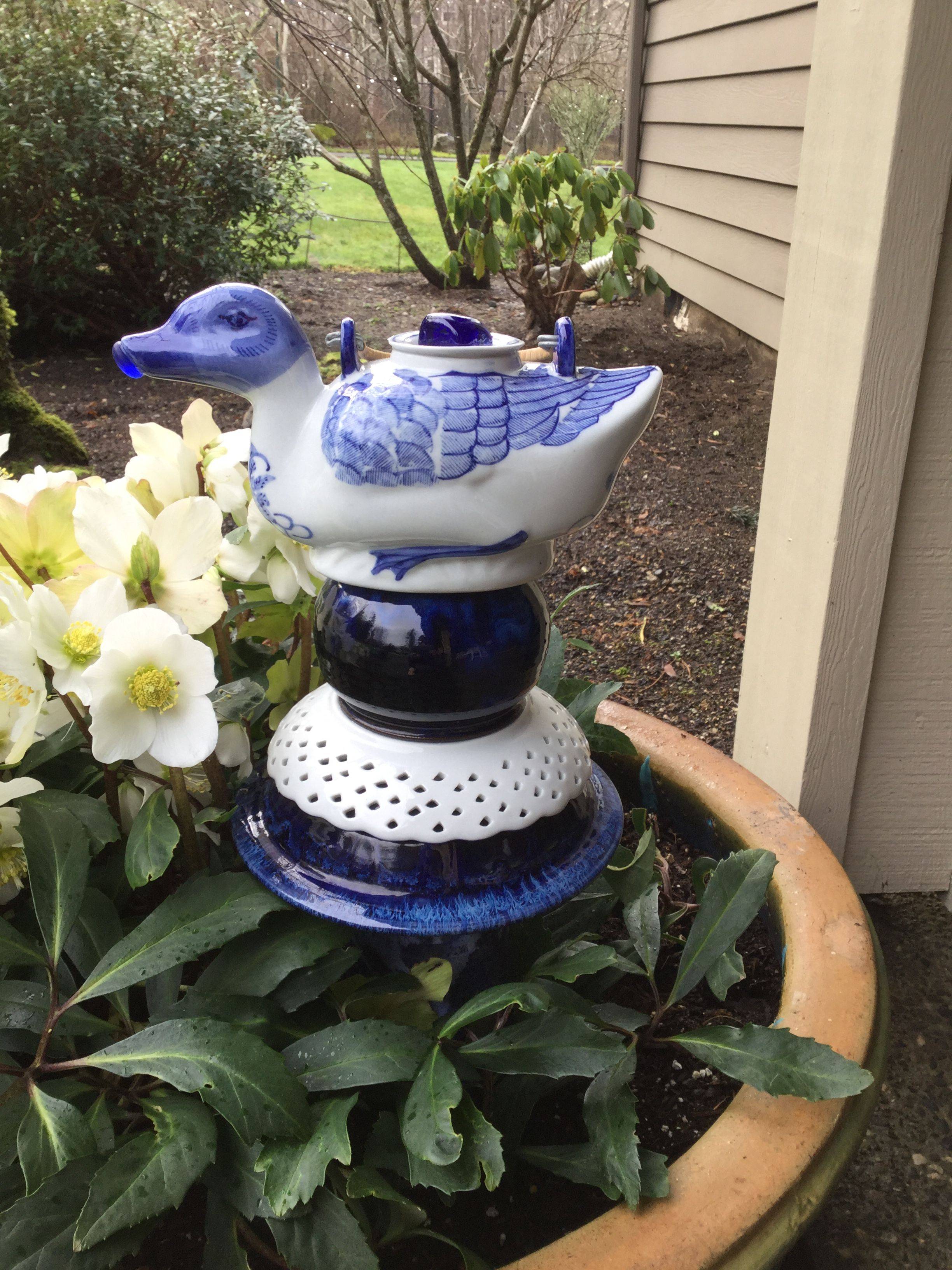 Teapot Garden Totems Garden Totems