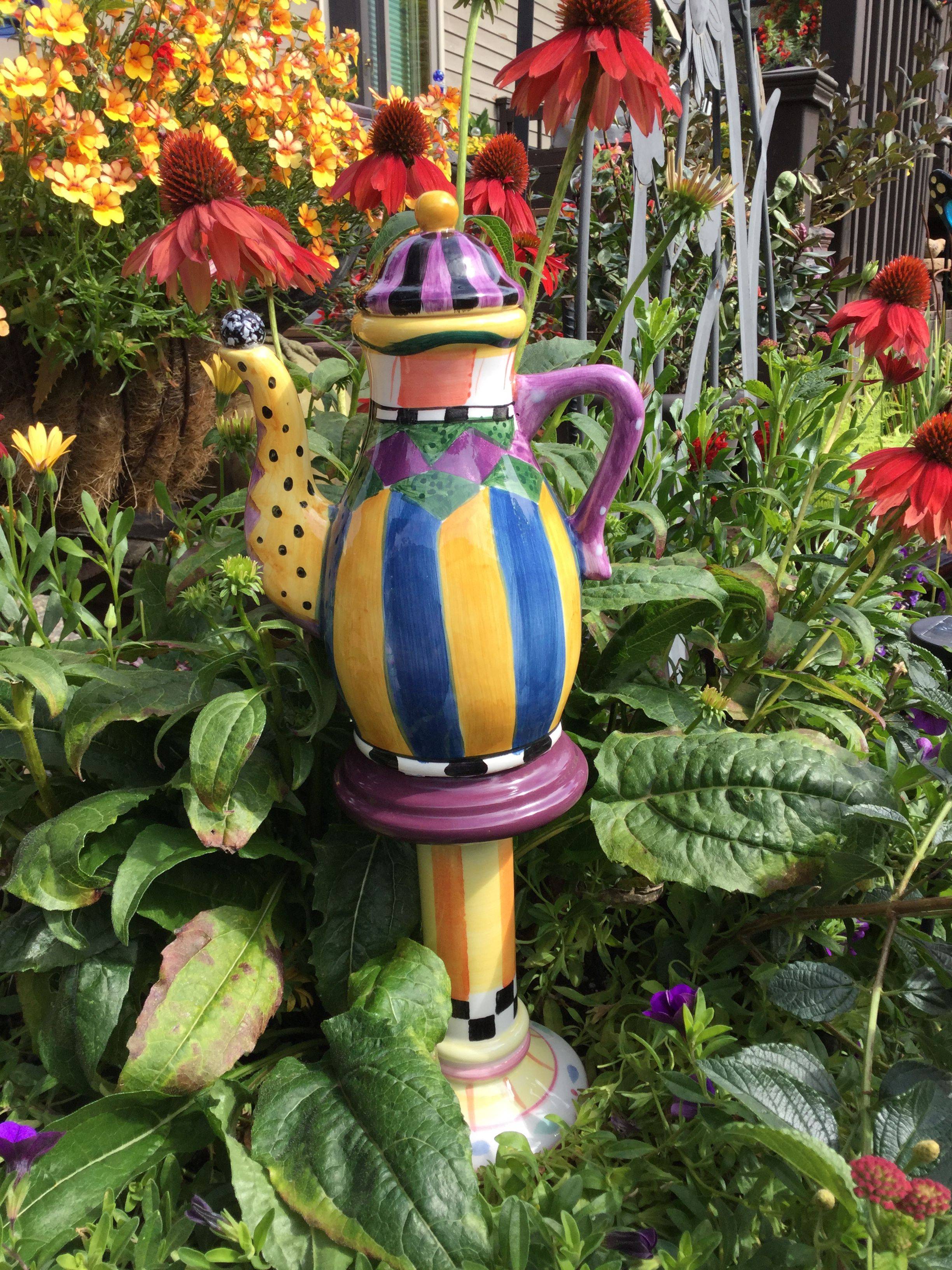 23 Teapot Garden Totems Ideas For This Year SharonSable
