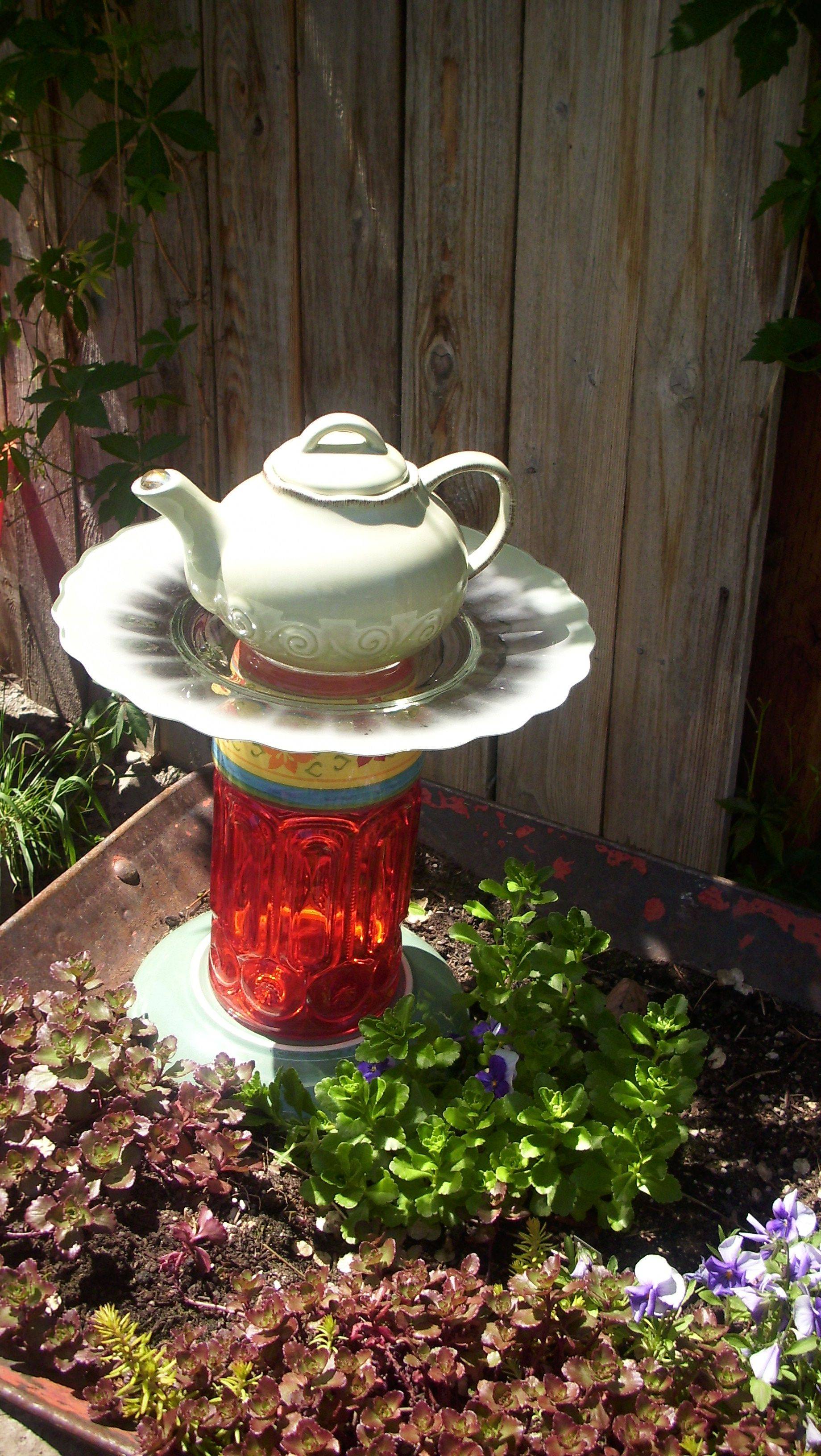 Teapot Garden Totem Stake