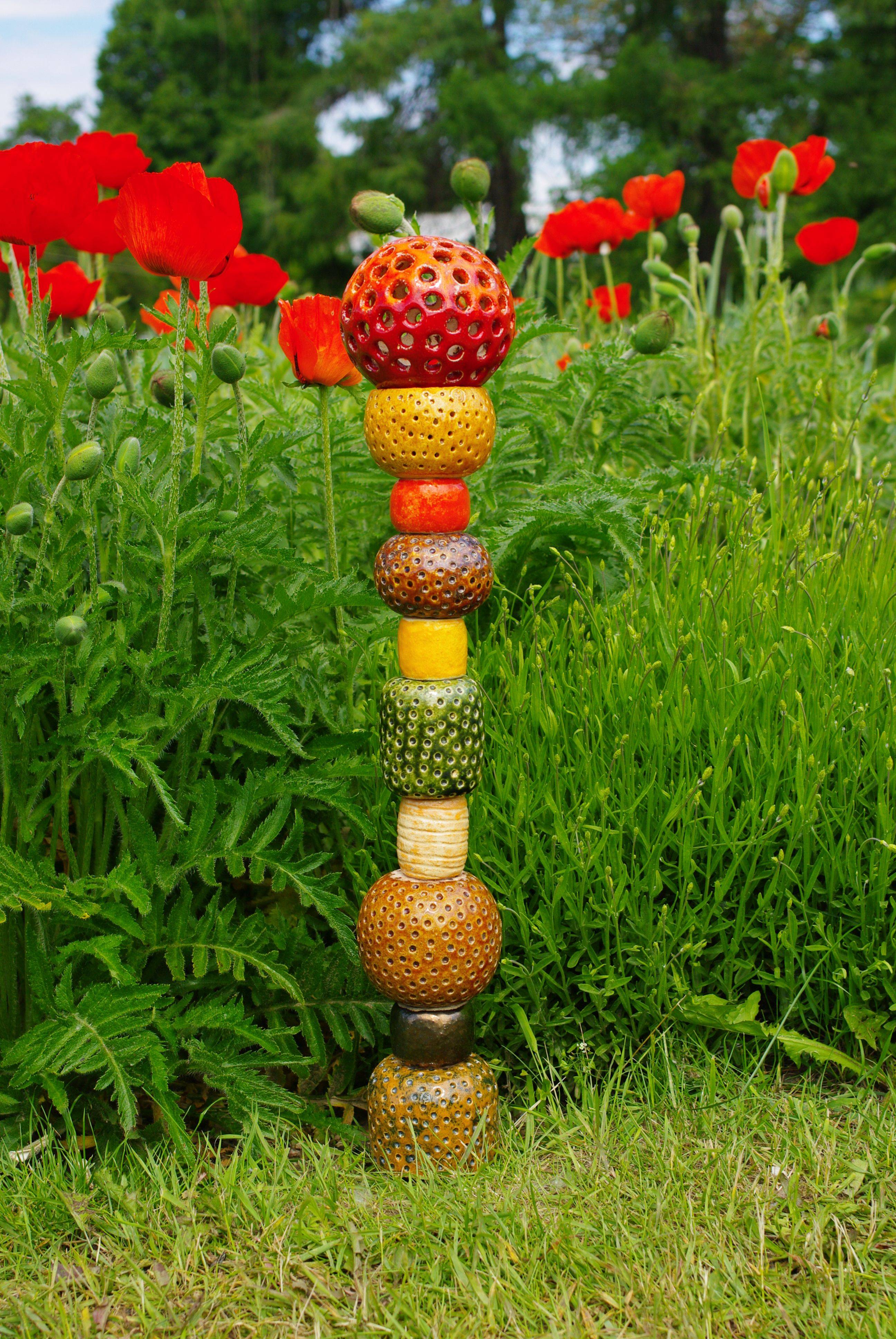 Garden Totems Ceramic Garden Totems Modern Design
