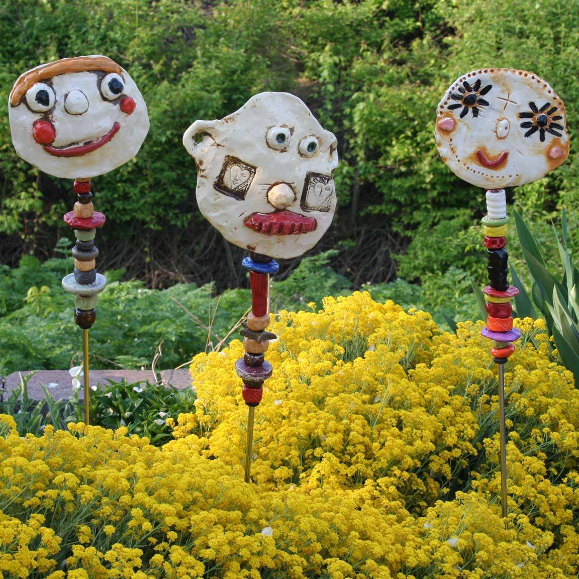 Paula Barry Ceramics Garden Totems