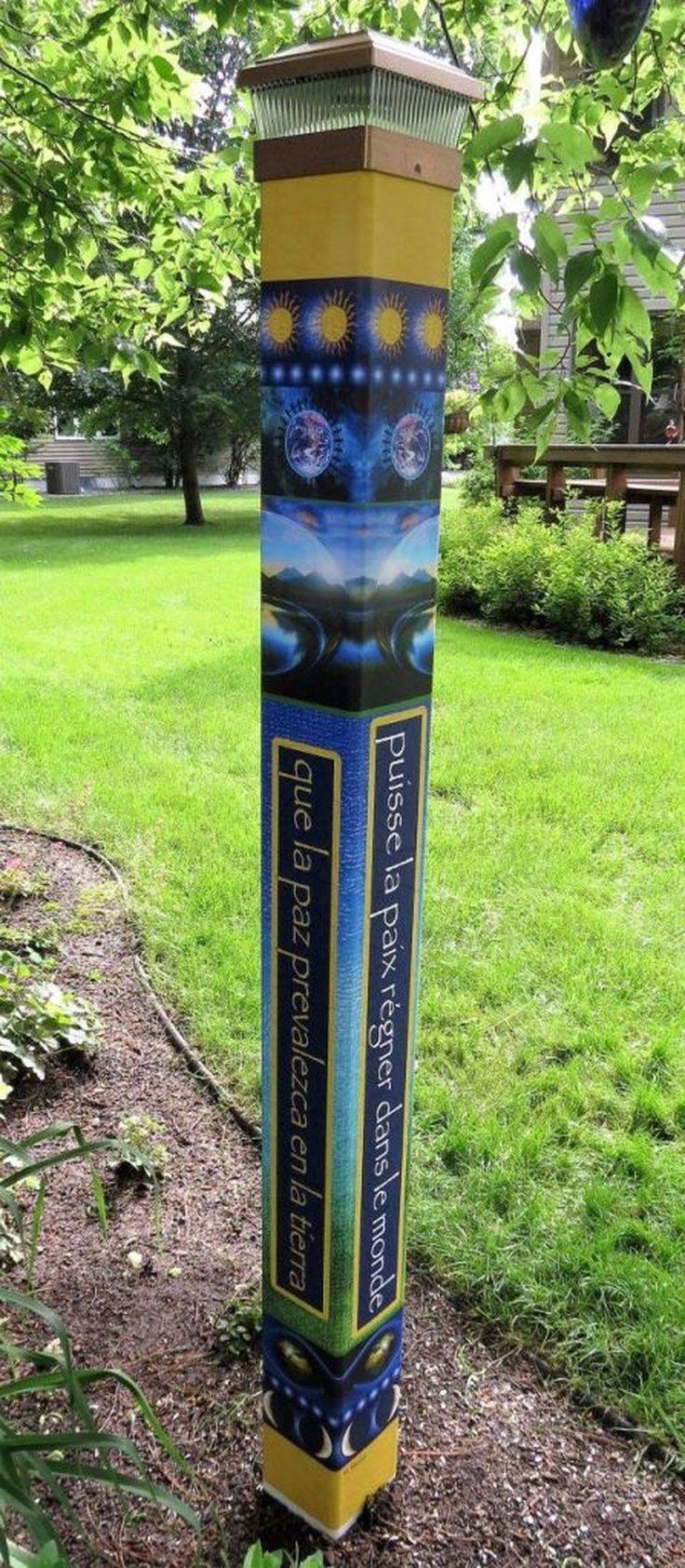 New Mosaic Art Pole Garden Set