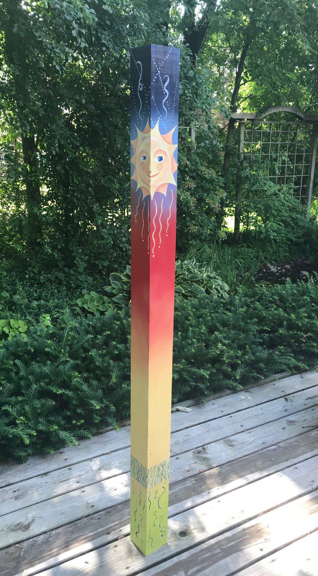 Wonderful Colorful Peace Poles Design Ideas