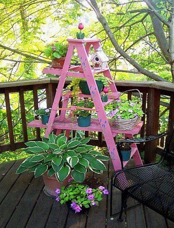 Wooden Ladder Garden