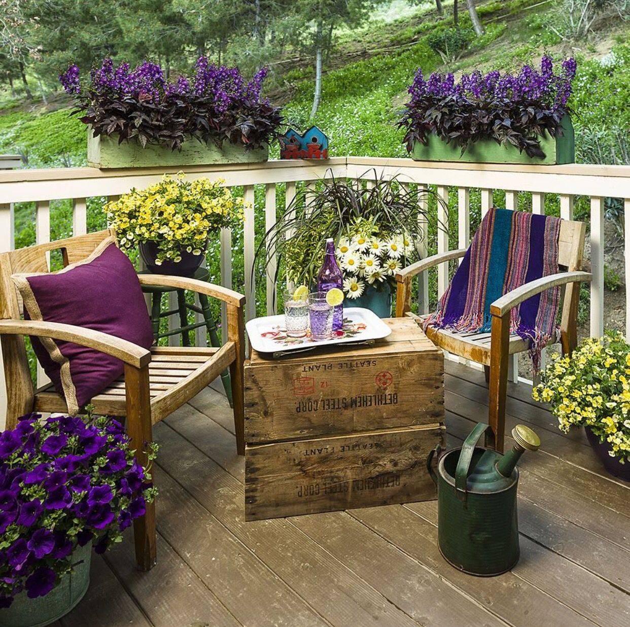 A Patio Flower Container Garden Tips