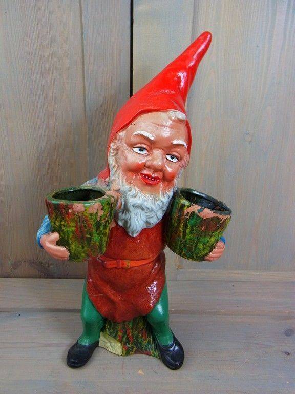 Etsy Amazing Vintage German Yard Gnome Fishing
