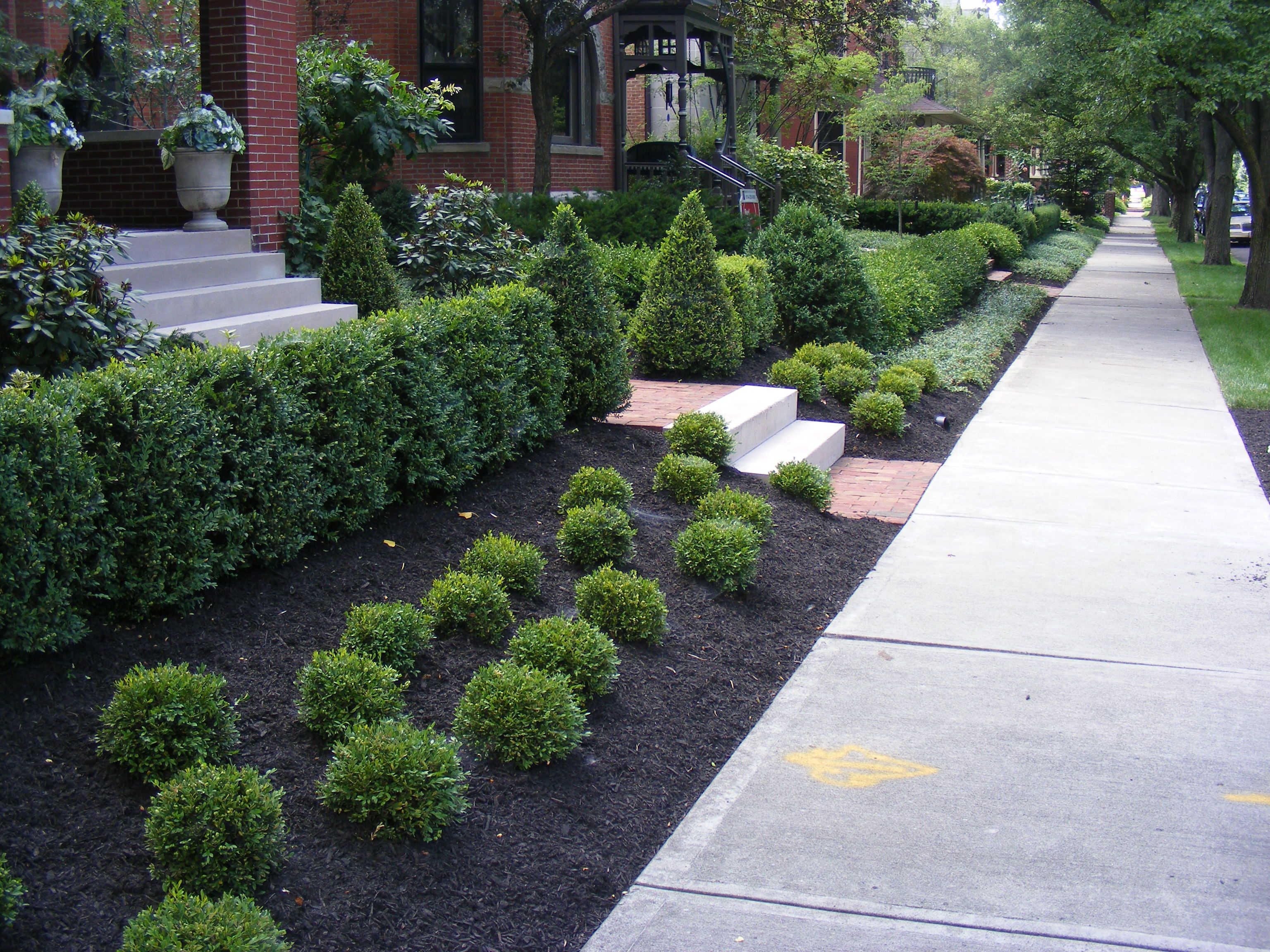 Ohio German Village Front Garden