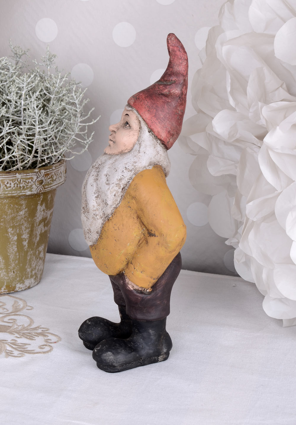 Homco Gnomes Elves Lot Ceramic Figurines Christmas Vintage Whimsical