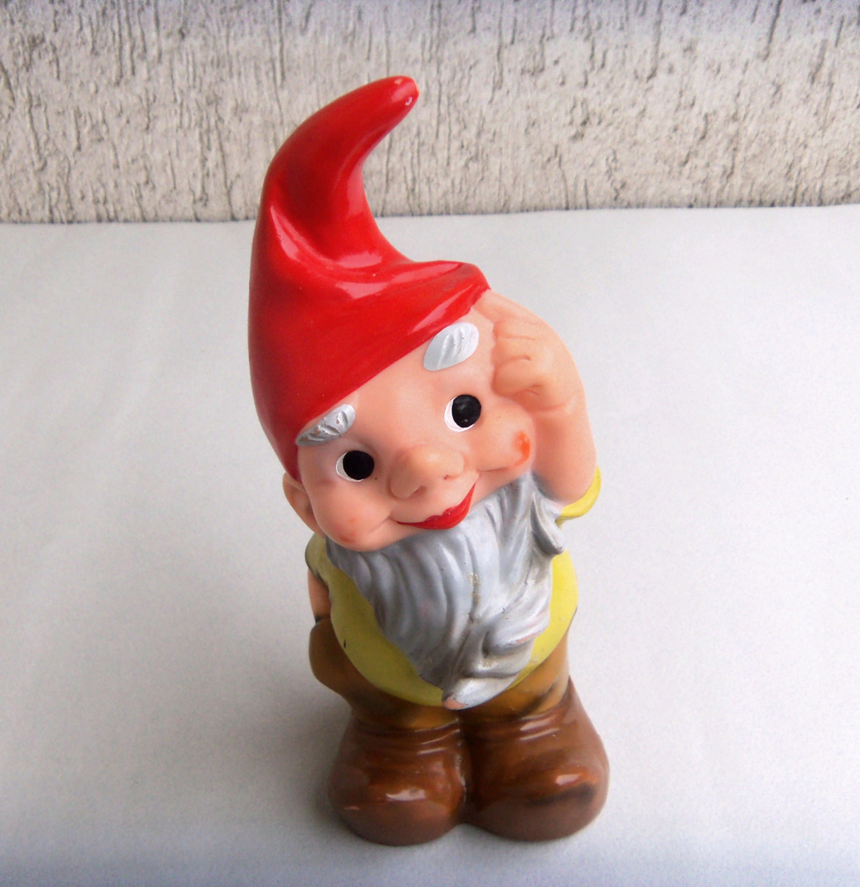 Antique Cast Iron Garden Gnomes
