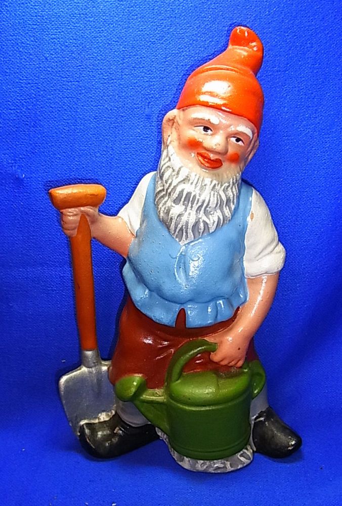 Vintage Heissner Gnome Rubber Dwarf Garden West Germany