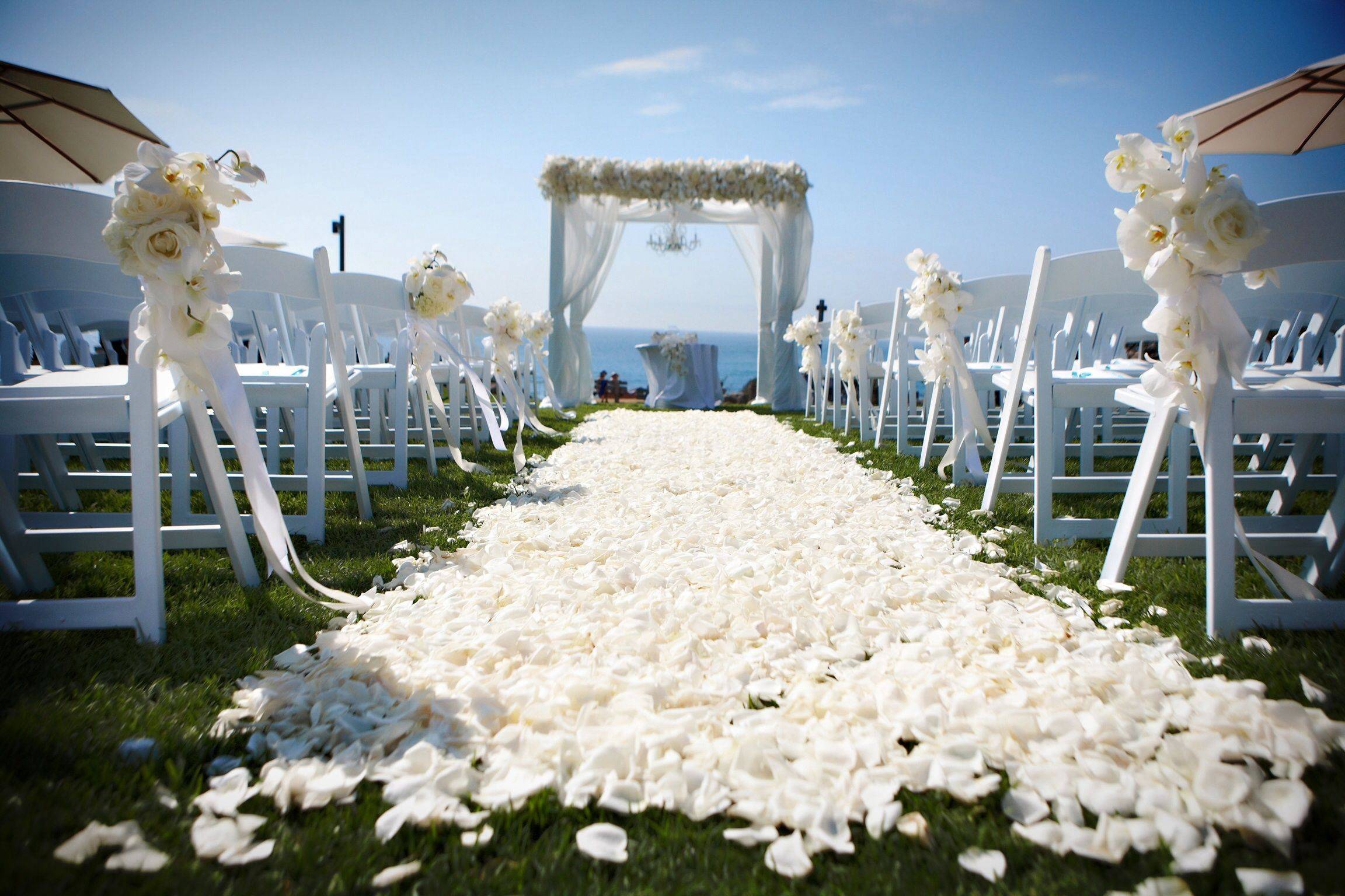 An Outdoor Wedding Arbor