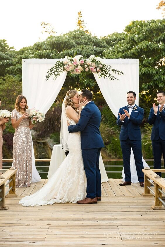 Rose Garden Chateau Elan Wedding Ceremony Flowers