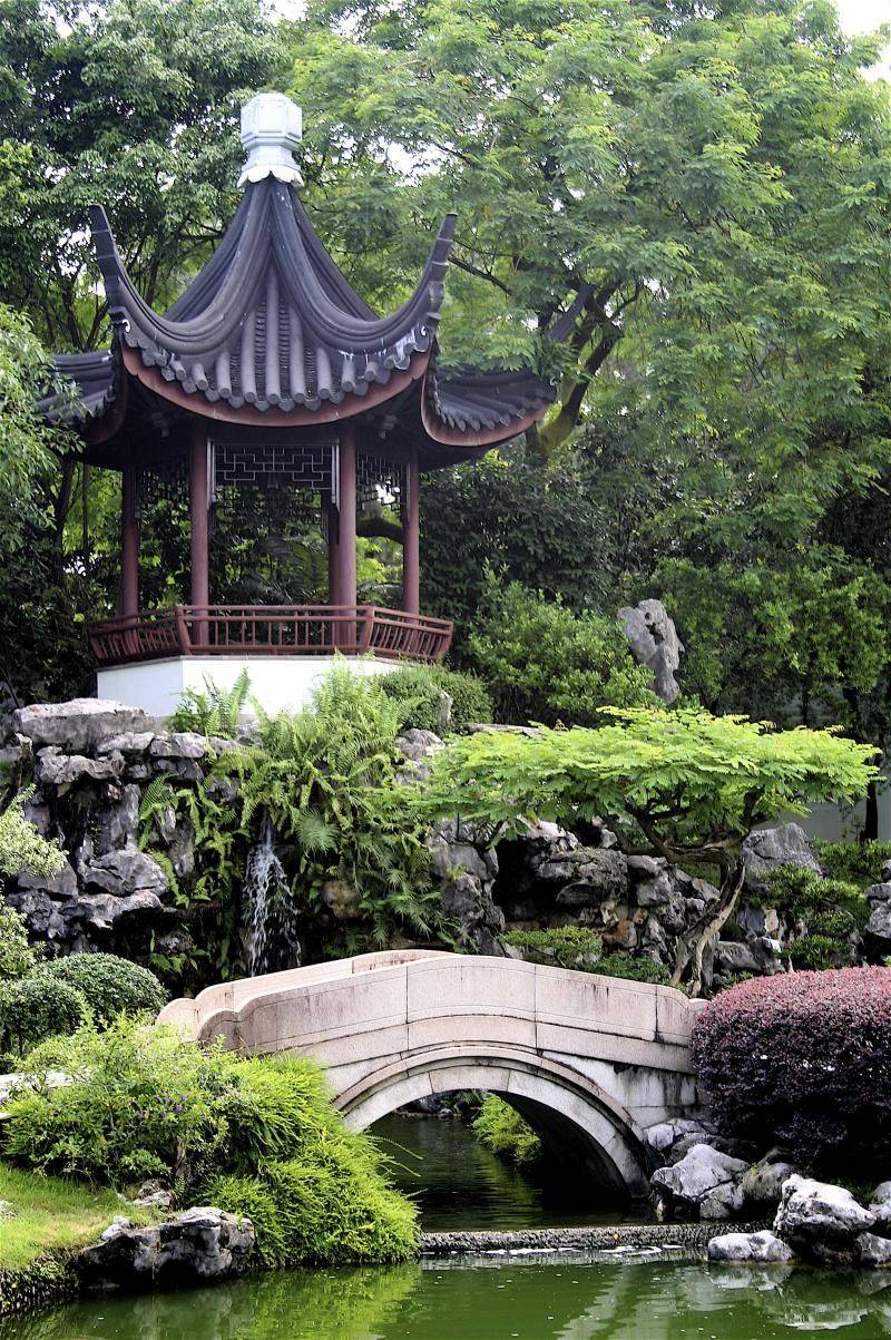 Chinese Zen Garden Photo Wallpaper Art Mural
