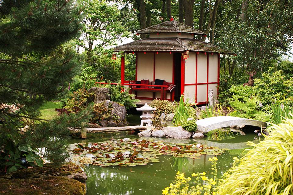 Chinese Bamboo Garden House Decoration Ideas