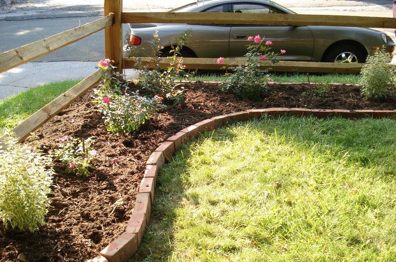 Corner Fence Gardening Time Corner Landscaping