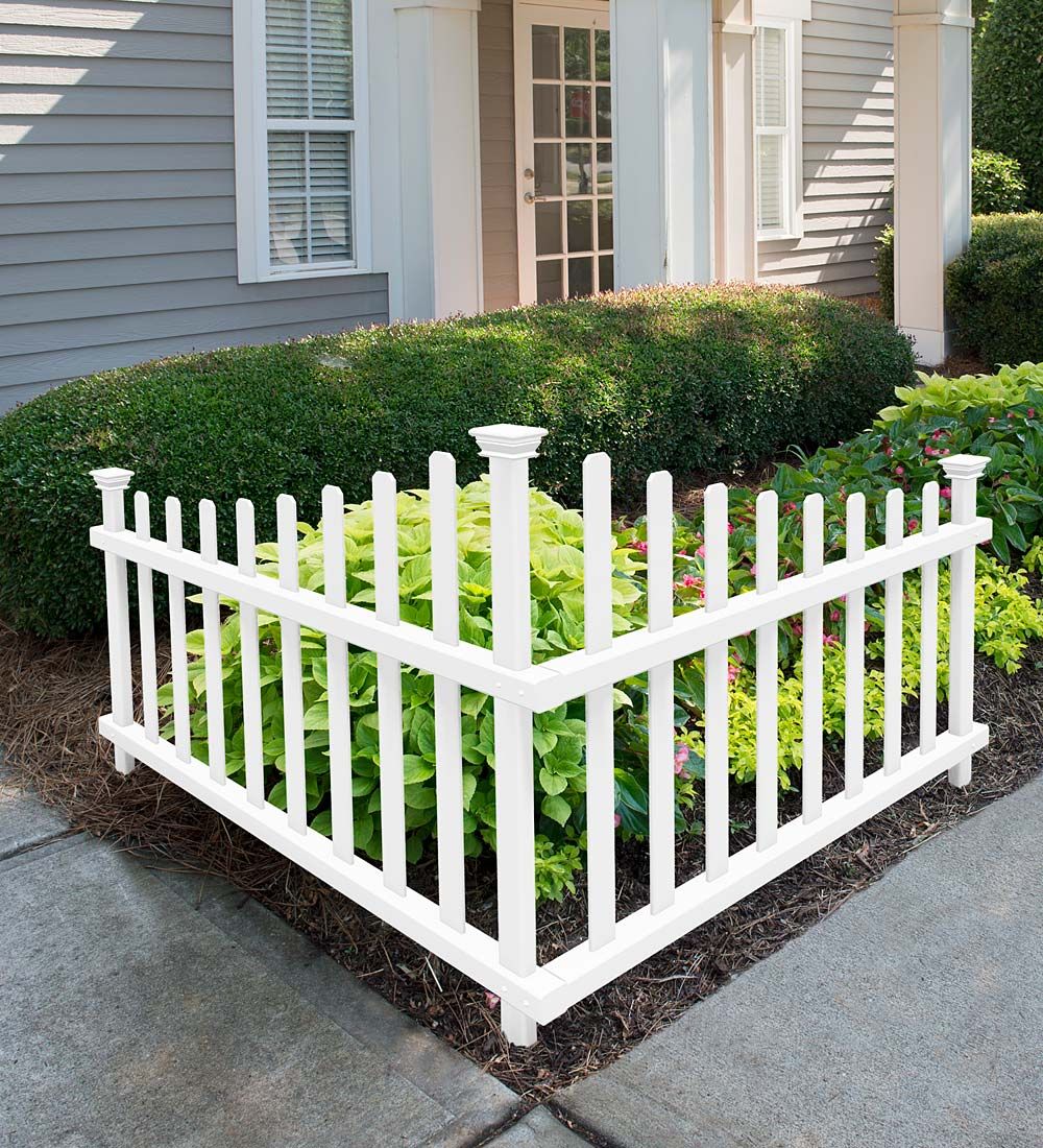Corner Fence Gardening Time Corner Landscaping