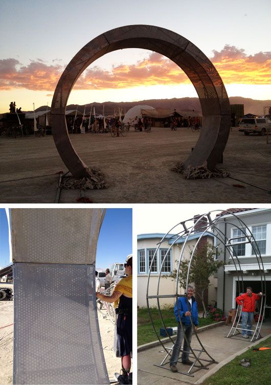 Natural Rusty Color Corten Steel Moon Gate Buy Garden Moon Gate