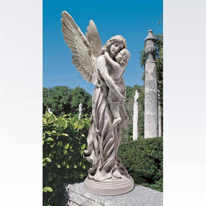 Campania International Autumn Angel Cast Stone Garden Statue Stone