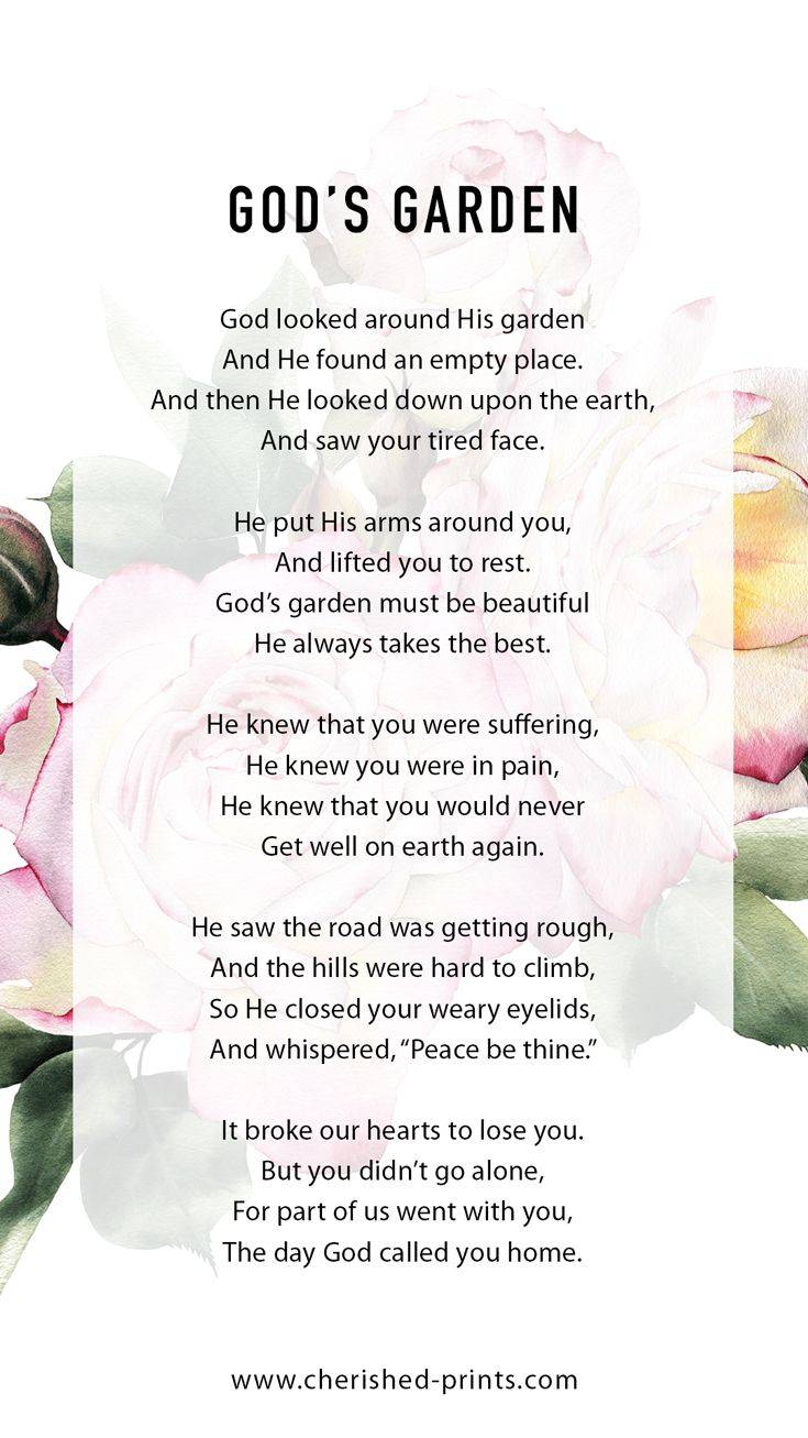 God Rose Garden Poem Personalized Wedding Ideas We Love