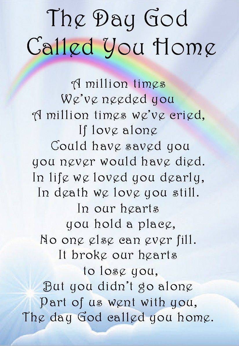 Lost Loved Ones Sayings
