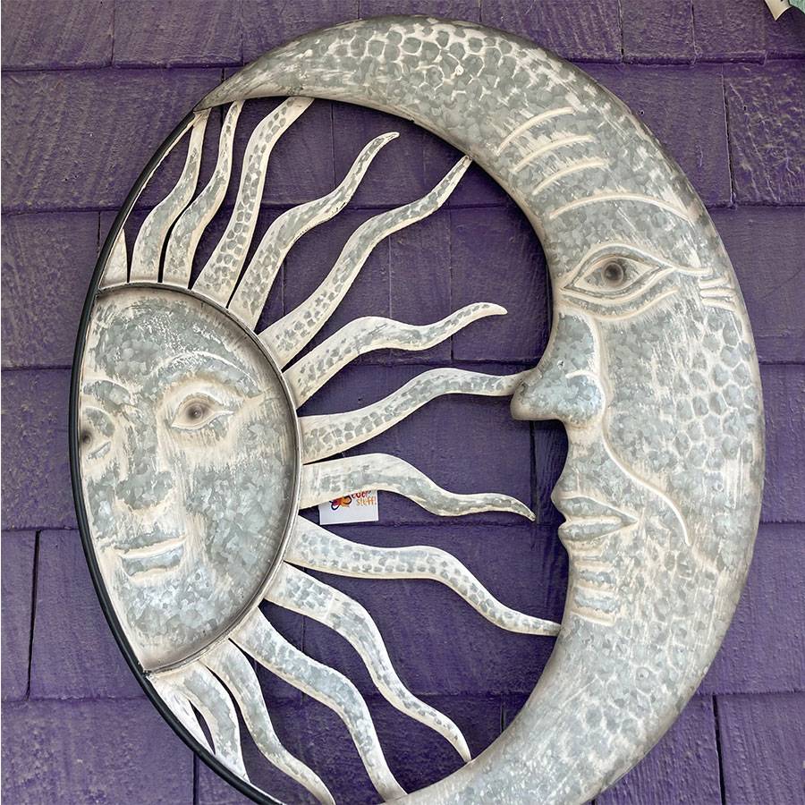 Hand Painted Metal Metal Wall Art