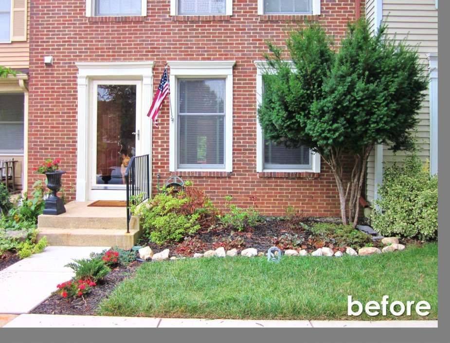 Townhouse Landscaping Small Yard Patio Front Ideas