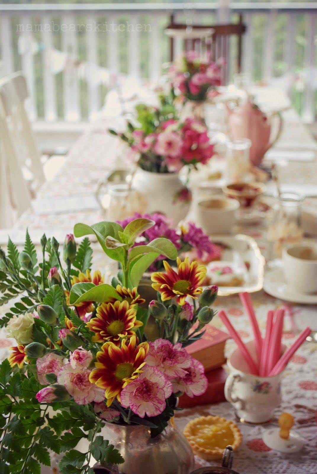 A Blue And White Tablescape