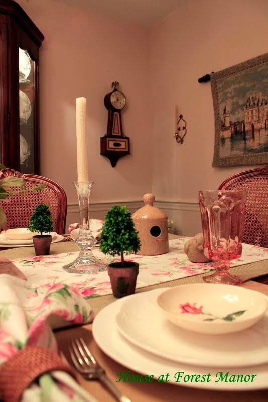 English Garden Tablescape