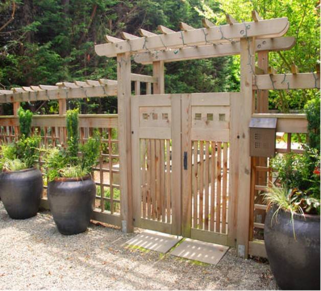 A Beautiful Garden Entrance
