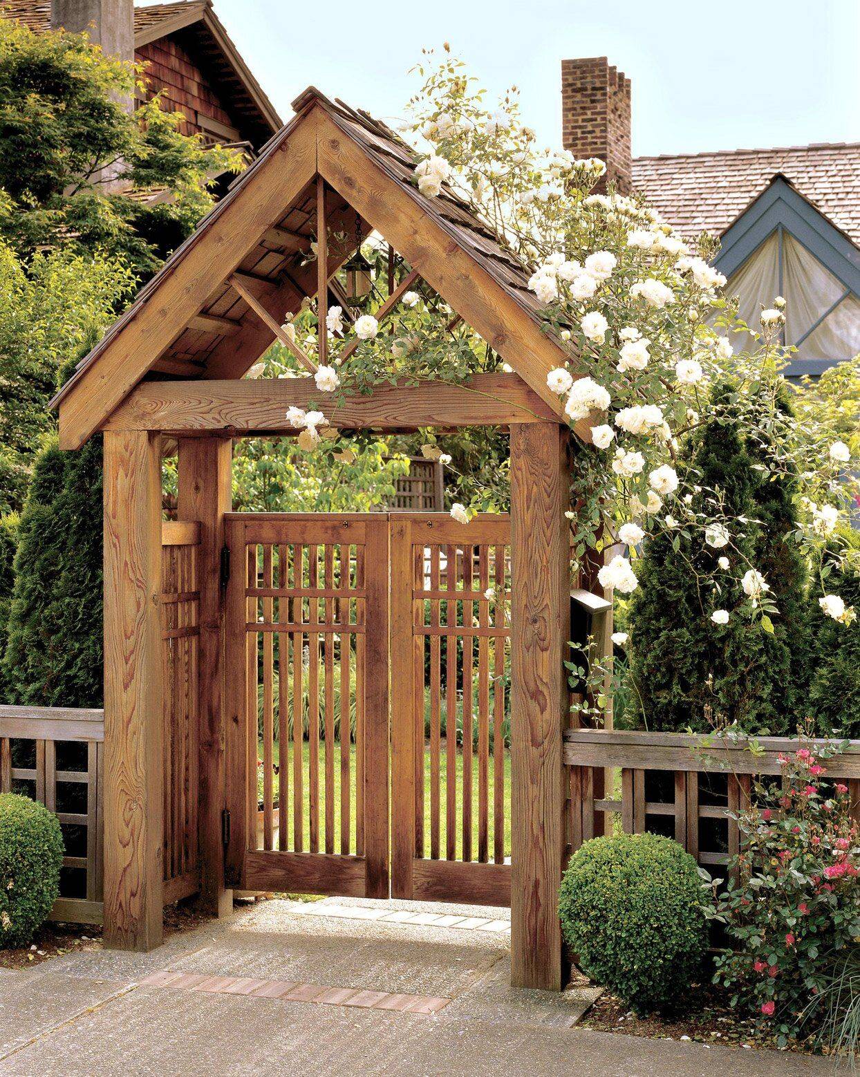 Garden Arbor Gate Entrances