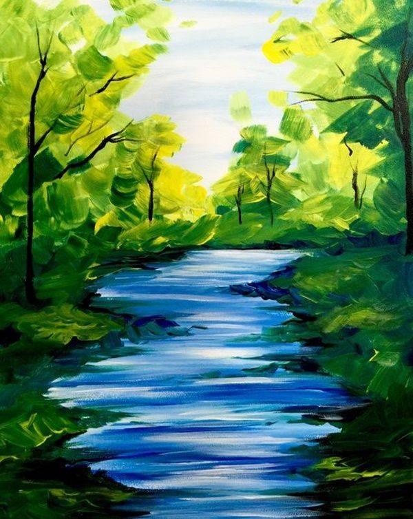 Simple And Easy Landscape Painting Ideas