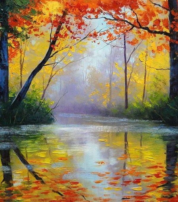 Easy And Simple Landscape Painting Ideas Landscape Paintings