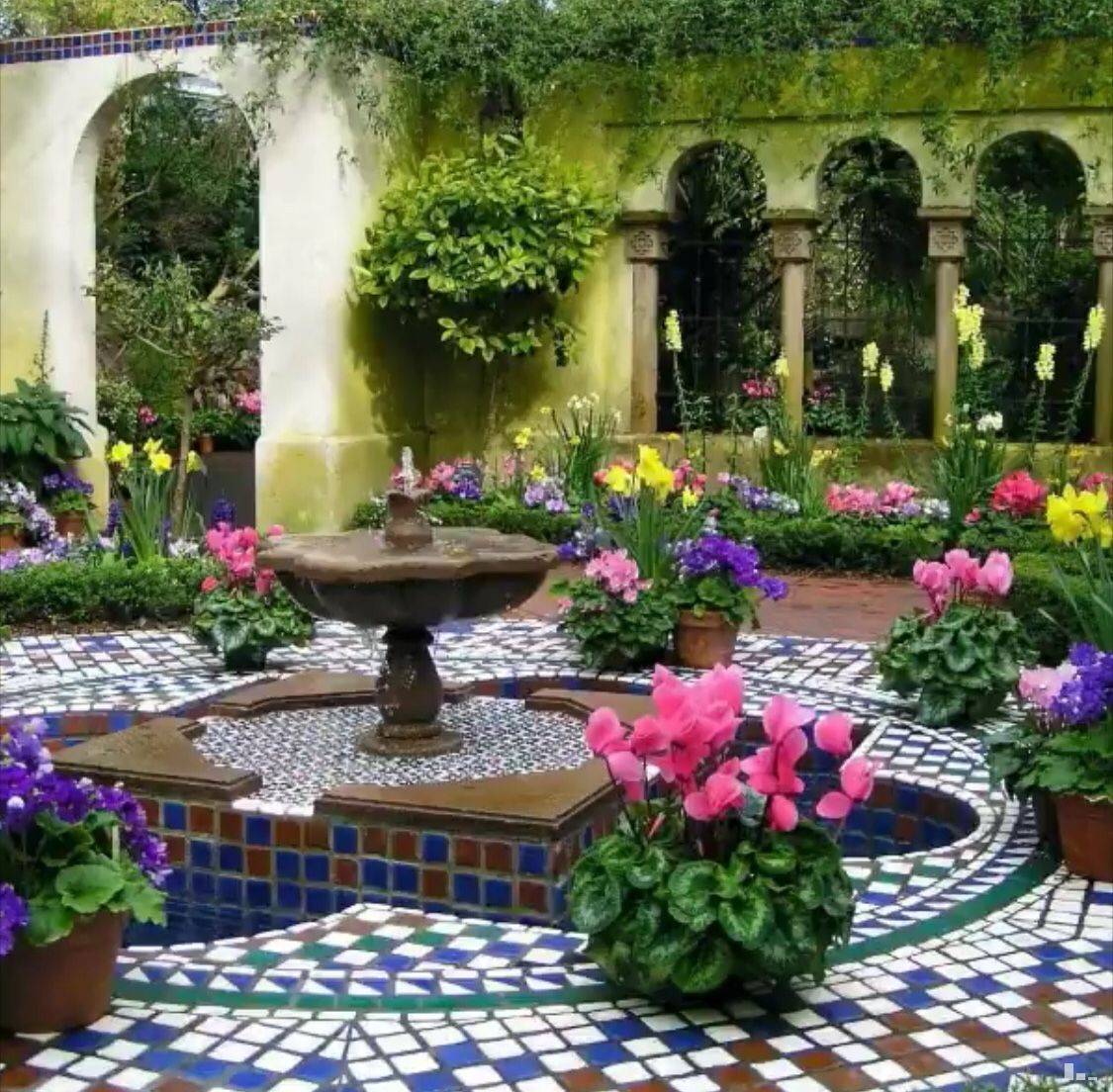Wonderful Italian Garden Design Decorating Ideas