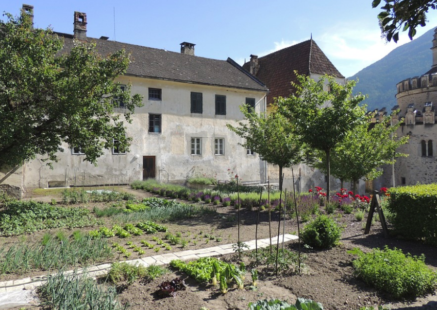 A Beautiful Medieval Kitchen Garden Garden