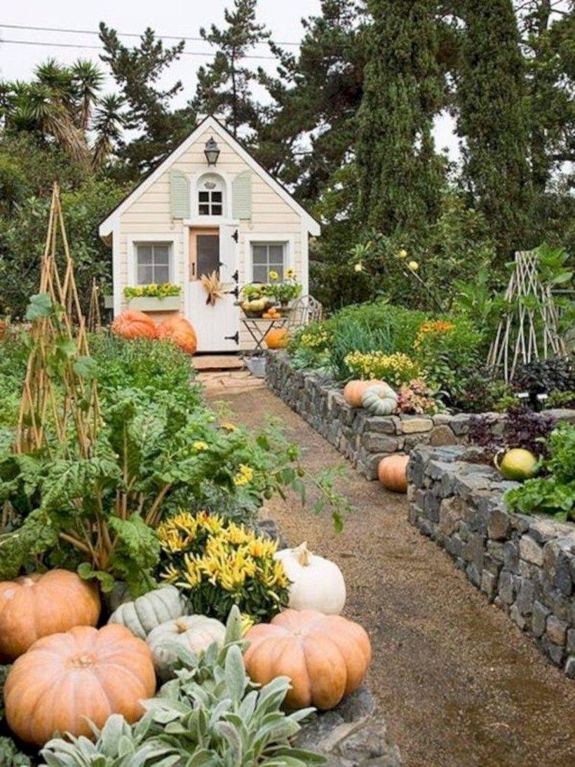 Beautiful Front Yard Cottage Garden Inspiration Ideas